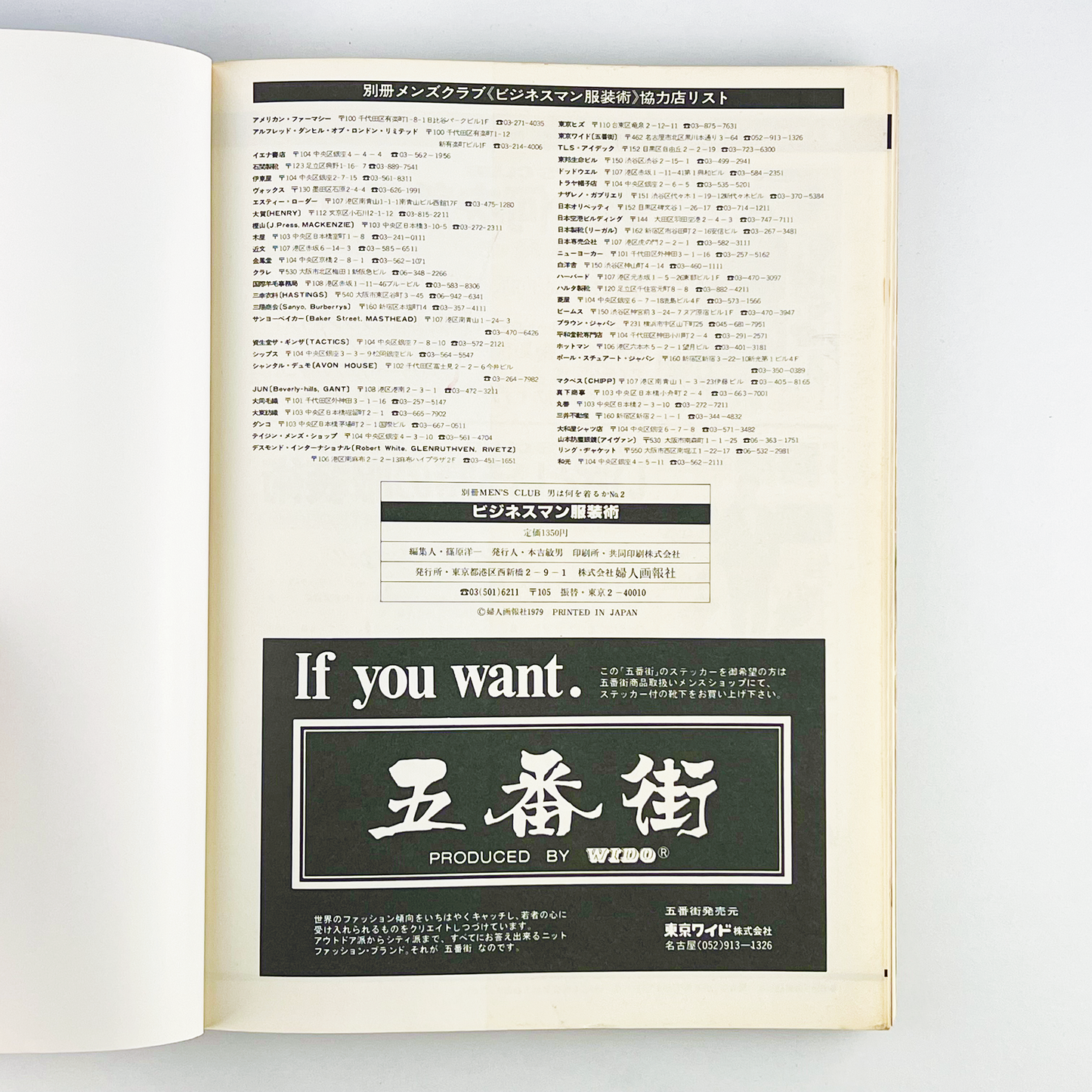 MEN'S CLUB 別冊 男は何を着るか-2 - 1979.4