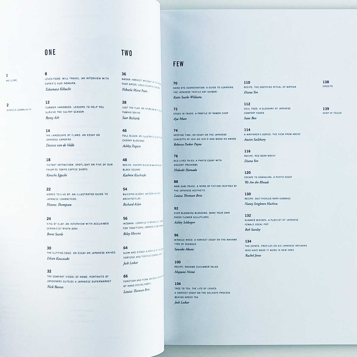 KINFOLK JAPAN EDITION Vol.1 - 2013.6