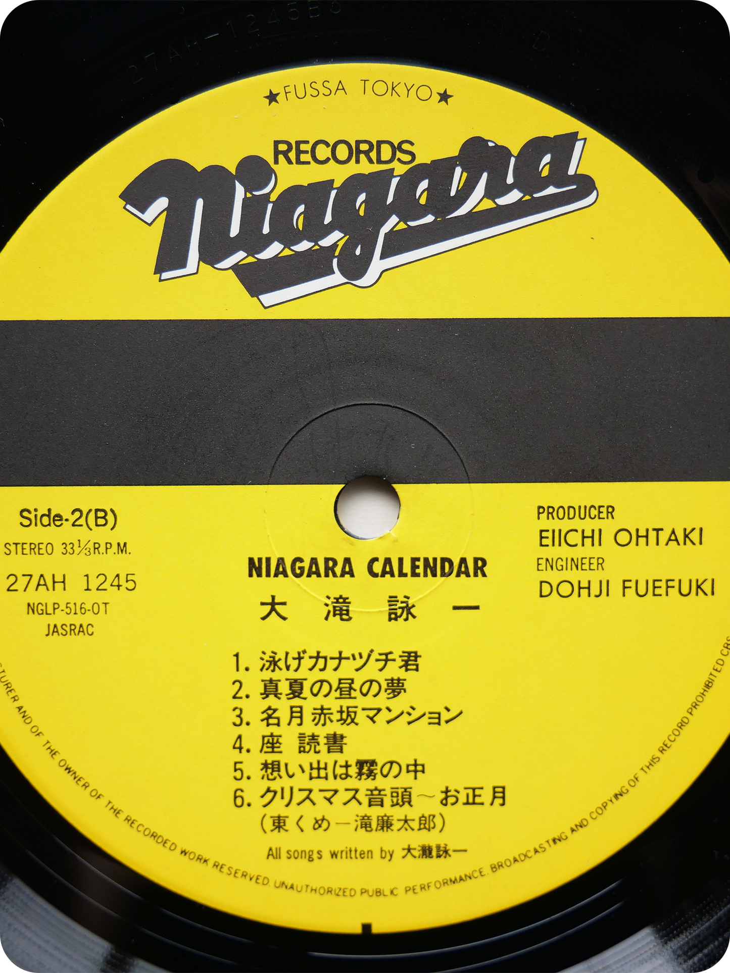 NIAGARA CALENDAR - 1981