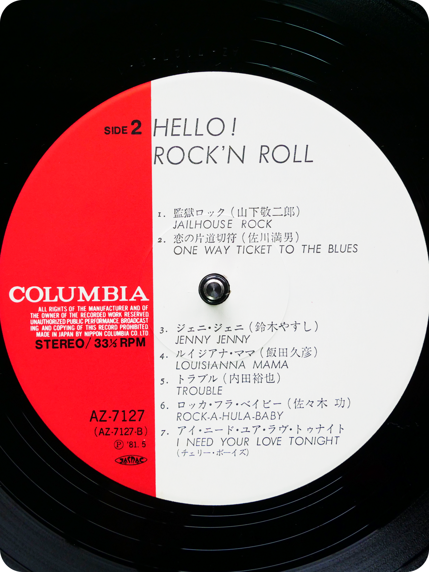 HELLO! ROCK'N ROLL - 1981