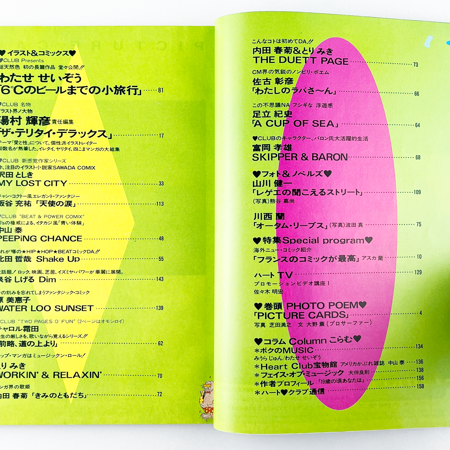 HEART CLUB パート1 - 1985.10