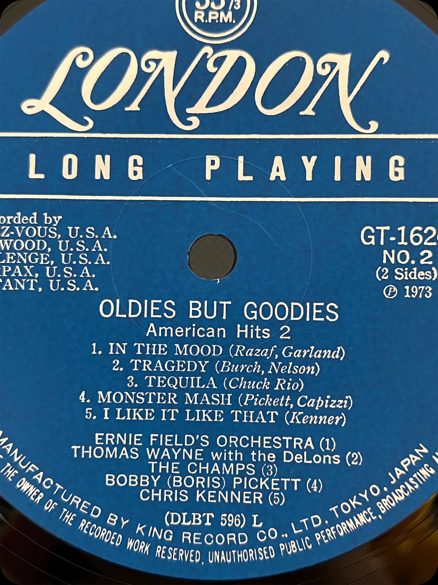 Oldies BUT Goodies AMERICAN HITS ② 1973年｜アメリカンアーティスト集